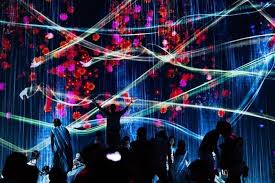 Abstract illustration representing digital media technologies